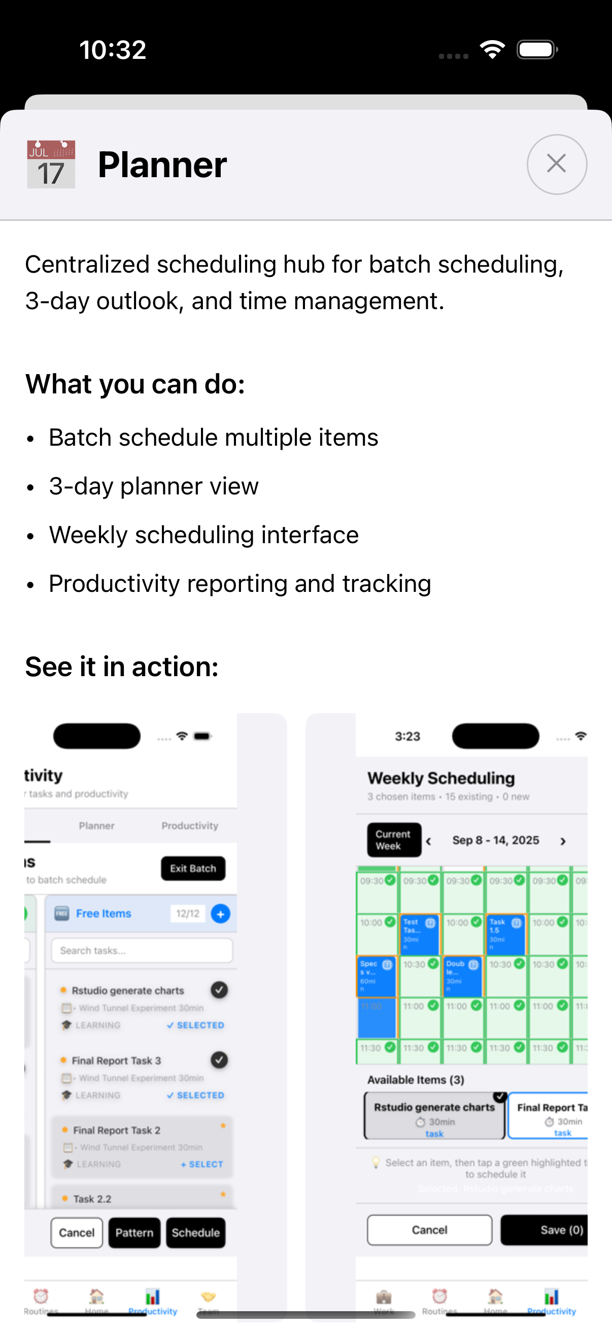 Tab Info - Learn what each tab does