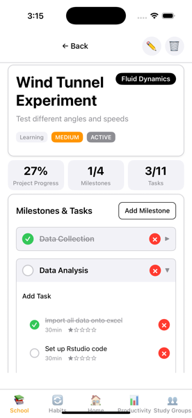 Class Project Details - Breaking down projects